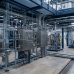 Semiconductor sub-fab with high-purity gas lines and manifold boxes